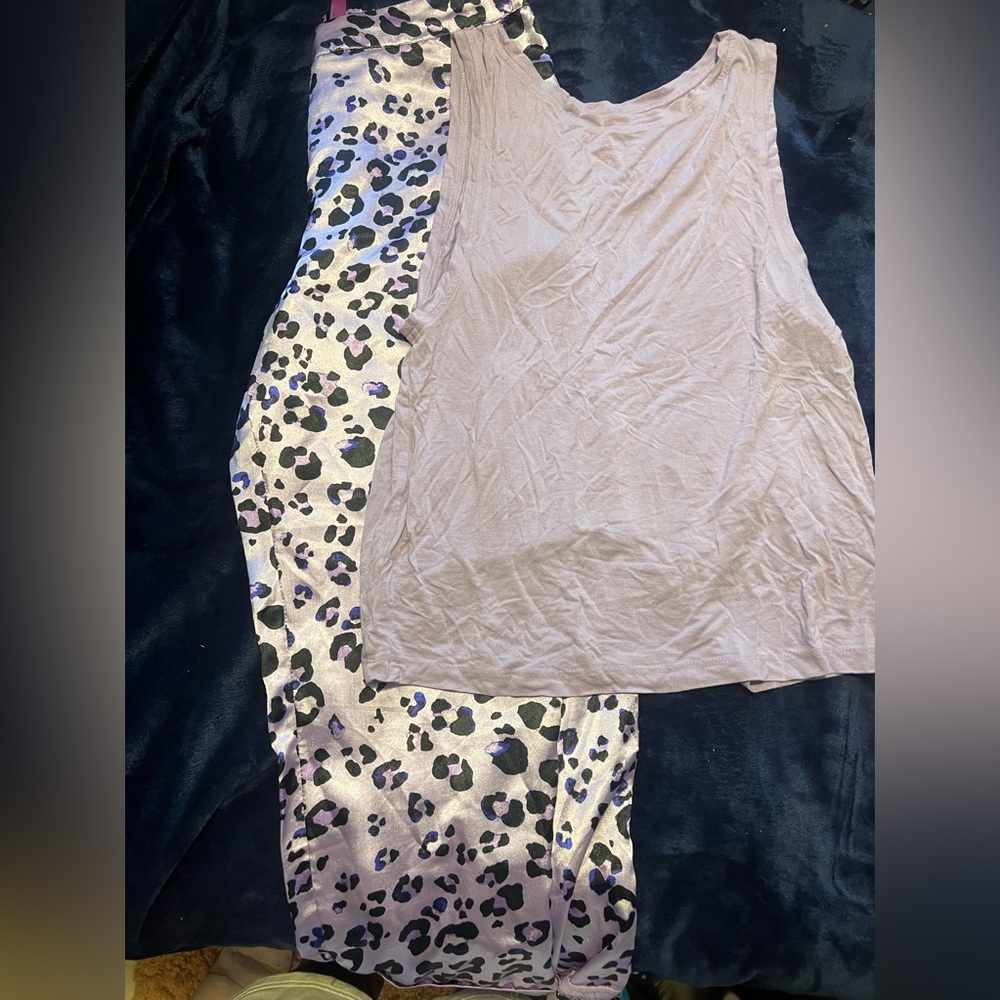 Adore me purple pajamas set